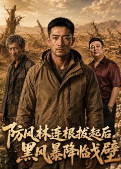 《防风林连根拔起后，黑风暴降临戈壁》
